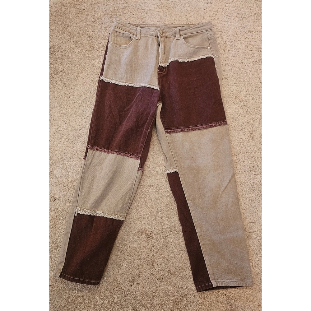 Fall Colorblock Jeans